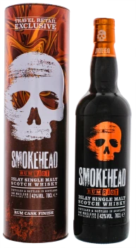 Smokehead Smokehead Riot Rum Cask Finish Islay Single Malt Scotch Whisky 0,7L -GB-
