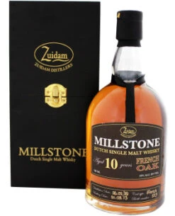Zuidam Zuidam Millstone Malt Whisky 10 Years Old French Oak 700ml Gift Box